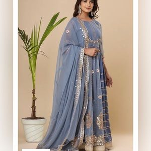 Blue Anakarli dress and pant